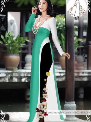 Vải áo dài 3D và hoa văn mới ra AD 10159 26 1589775345 147 vai ao dai vai ao dai dep ad