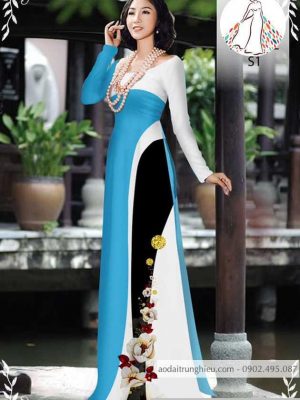 Vải áo dài 3D và hoa văn mới ra AD 10159 24 1589775345 173 vai ao dai vai ao dai dep ad