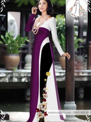 Vải áo dài 3D và hoa văn mới ra AD 10159 22 1589775345 511 vai ao dai vai ao dai dep ad