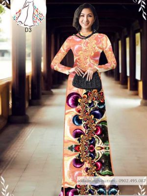Vải áo dài hoa 3D thiết kế 2020 AD 10030 28 1589775707 81 vai ao dai vai ao dai dep ad