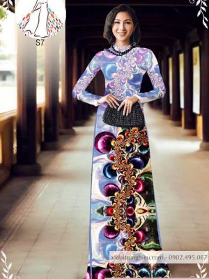 Vải áo dài hoa 3D thiết kế 2020 AD 10030 37 1589775708 478 vai ao dai vai ao dai dep ad