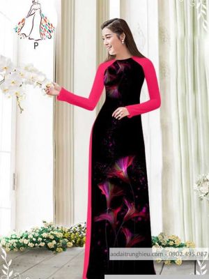 Vải áo dài hoa 3D kiểu mới AD 8260 21 1589775942 224 vai ao dai vai ao dai dep ad