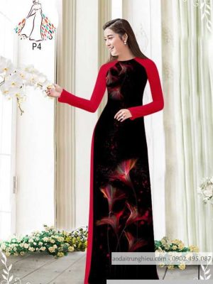 Vải áo dài hoa 3D kiểu mới AD 8260 26 1589775943 354 vai ao dai vai ao dai dep ad
