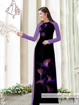Vải áo dài hoa 3D kiểu mới AD 8260 31 1589775943 758 vai ao dai vai ao dai dep ad