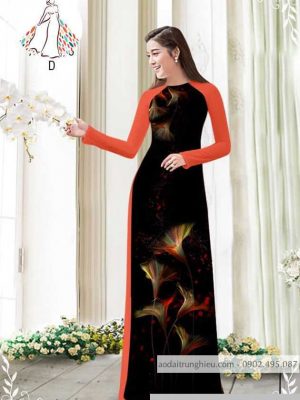 Vải áo dài hoa 3D kiểu mới AD 8260 28 1589775943 852 vai ao dai vai ao dai dep ad