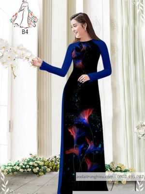 Vải áo dài hoa 3D kiểu mới AD 8260 34 1589775944 391 vai ao dai vai ao dai dep ad