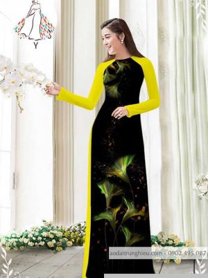 Vải áo dài hoa 3D kiểu mới AD 8260 32 1589775944 693 vai ao dai vai ao dai dep ad