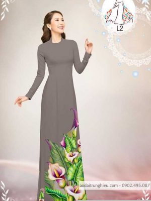 Vải áo dài hoa ly kiểu mới AD B5643 25 1589776062 899 vai ao dai vai ao dai dep ad