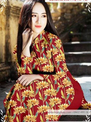 Vải áo dài hoa đều thiết kế 2020 AD T7128 35 1589776431 654 vai ao dai vai ao dai dep ad