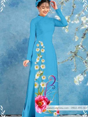 Vải áo dài hoa cúc mới ra AD T7126 32 1589776543 528 vai ao dai vai ao dai dep ad
