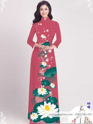 Vải áo dài hoa sen mới ra AD C2872 30 1589776662 124 vai ao dai vai ao dai dep ad