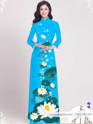 Vải áo dài hoa sen mới ra AD C2872 33 1589776662 192 vai ao dai vai ao dai dep ad
