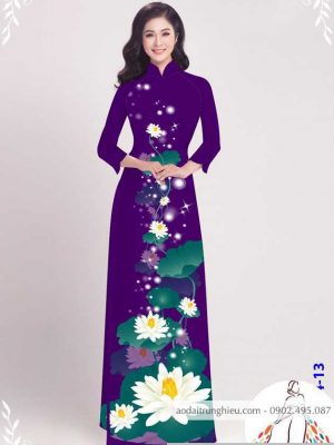 Vải áo dài hoa sen mới ra AD C2872 38 1589776663 584 vai ao dai vai ao dai dep ad