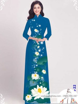 Vải áo dài hoa sen mới ra AD C2872 47 1589776664 46 vai ao dai vai ao dai dep ad
