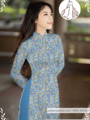 Vải áo dài hoa nhí muôn màu mới ra AD M7336 36 1589776785 892 vai ao dai vai ao dai dep ad