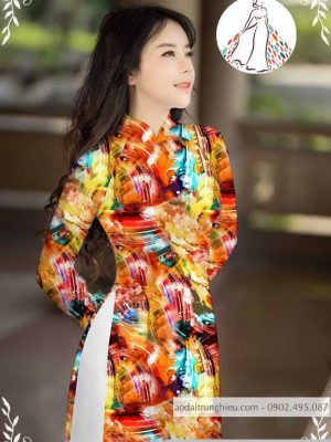 Vải áo dài hoa nhí muôn màu mới ra AD M7336 41 1589776786 598 vai ao dai vai ao dai dep ad