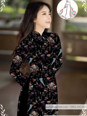 Vải áo dài hoa nhí muôn màu mới ra AD M7336 39 1589776786 647 vai ao dai vai ao dai dep ad