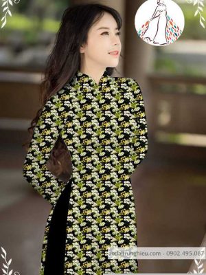 Vải áo dài hoa nhí muôn màu mới ra AD M7336 46 1589776787 296 vai ao dai vai ao dai dep ad