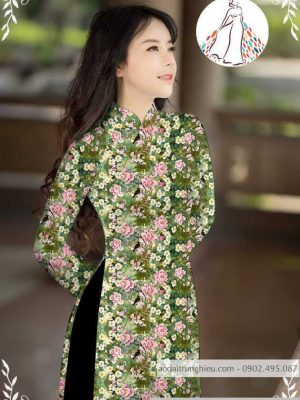 Vải áo dài hoa nhí muôn màu mới ra AD M7336 47 1589776787 829 vai ao dai vai ao dai dep ad