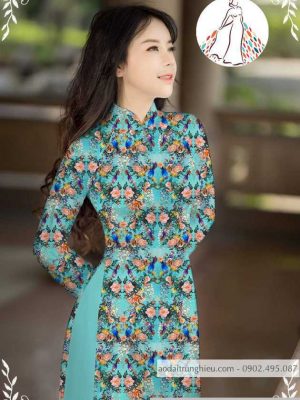 Vải áo dài hoa nhí muôn màu mới ra AD M7336 50 1589776788 222 vai ao dai vai ao dai dep ad
