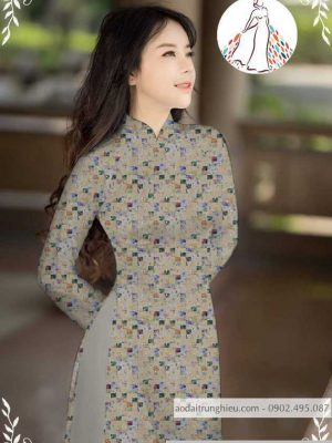 Vải áo dài hoa nhí muôn màu mới ra AD M7336 52 1589776788 306 vai ao dai vai ao dai dep ad