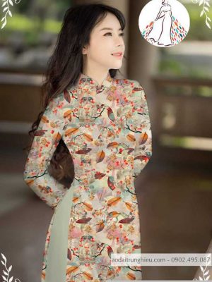 Vải áo dài hoa nhí muôn màu mới ra AD M7336 51 1589776788 777 vai ao dai vai ao dai dep ad