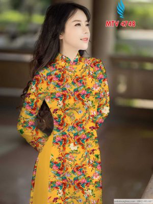 Vải áo dài hoa nhí muôn màu mới ra AD M7336 63 1589776790 413 vai ao dai vai ao dai dep ad
