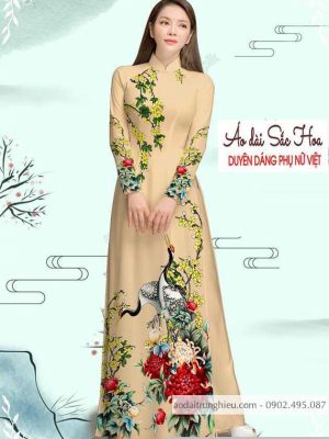 Vải áo dài cúc và chim hạc thiết kế 2020 AD M7335 35 1589776905 633 vai ao dai vai ao dai dep ad