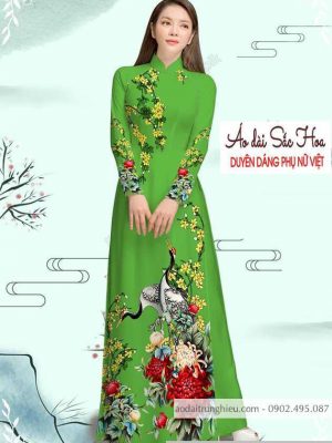 Vải áo dài cúc và chim hạc thiết kế 2020 AD M7335 39 1589776906 186 vai ao dai vai ao dai dep ad