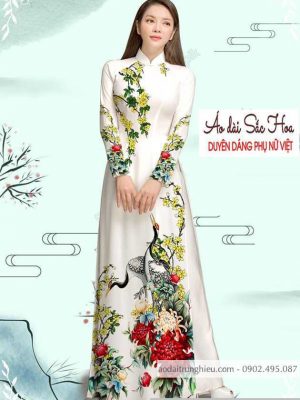 Vải áo dài cúc và chim hạc thiết kế 2020 AD M7335 40 1589776906 573 vai ao dai vai ao dai dep ad