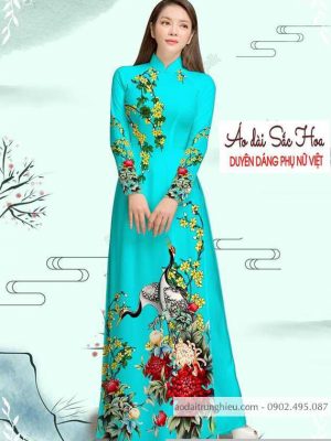 Vải áo dài cúc và chim hạc thiết kế 2020 AD M7335 46 1589776907 916 vai ao dai vai ao dai dep ad
