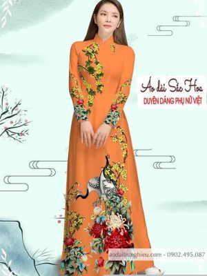 Vải áo dài cúc và chim hạc thiết kế 2020 AD M7335 60 1589776909 770 vai ao dai vai ao dai dep ad