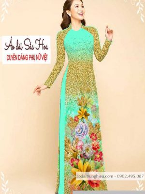 Vải áo dài hoa 3D mới ra AD M7332 36 1589777026 766 vai ao dai vai ao dai dep ad