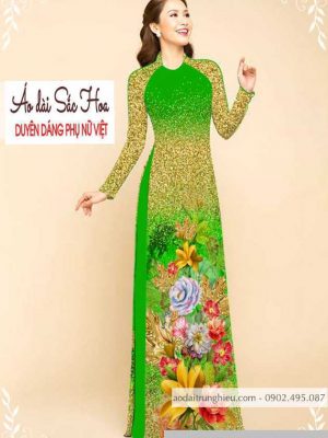 Vải áo dài hoa 3D mới ra AD M7332 43 1589777027 711 vai ao dai vai ao dai dep ad