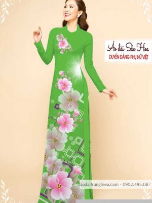 Vải áo dài hoa 3D thiết kế 2020 AD M7326 38 1589777503 132 vai ao dai vai ao dai dep ad