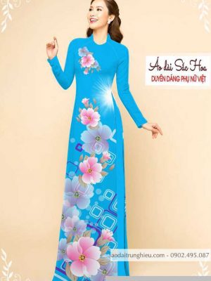 Vải áo dài hoa 3D thiết kế 2020 AD M7326 52 1589777505 870 vai ao dai vai ao dai dep ad
