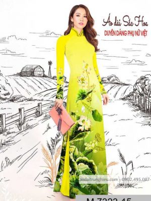 Vải áo dài hoa sen mới ra AD M7323 33 1589777745 571 vai ao dai vai ao dai dep ad