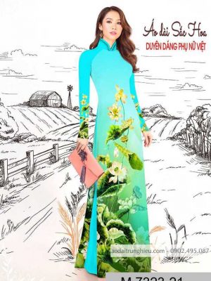 Vải áo dài hoa sen mới ra AD M7323 48 1589777747 373 vai ao dai vai ao dai dep ad