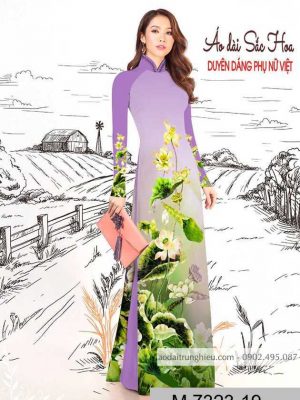 Vải áo dài hoa sen mới ra AD M7323 51 1589777748 359 vai ao dai vai ao dai dep ad