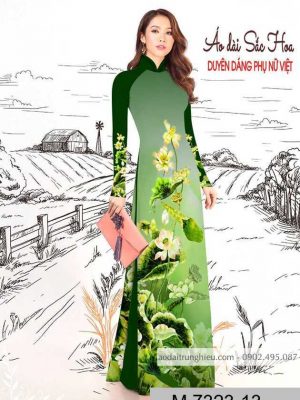 Vải áo dài hoa sen mới ra AD M7323 58 1589777749 508 vai ao dai vai ao dai dep ad