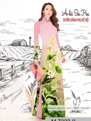 Vải áo dài hoa sen mới ra AD M7323 56 1589777749 642 vai ao dai vai ao dai dep ad