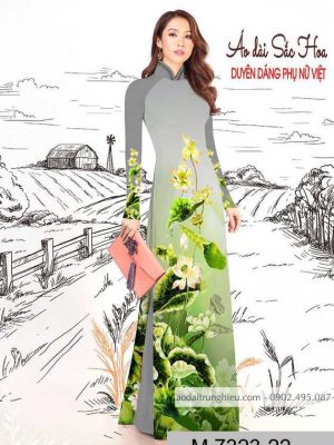 Vải áo dài hoa sen mới ra AD M7323 57 1589777749 842 vai ao dai vai ao dai dep ad