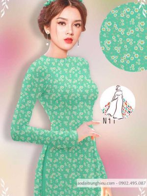 Vải áo dài hoa nhí kiểu mới AD 14442 35 1589777866 602 vai ao dai vai ao dai dep ad