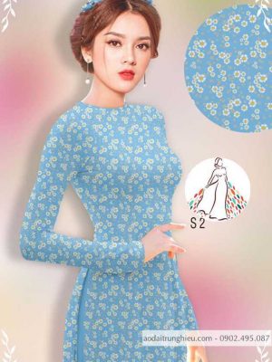 Vải áo dài hoa nhí kiểu mới AD 14442 36 1589777866 948 vai ao dai vai ao dai dep ad