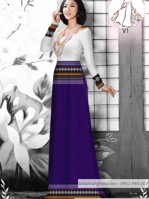 Vải áo dài hoa văn thổ cẩm kiểu mới AD 10044 29 1589777983 259 vai ao dai vai ao dai dep ad