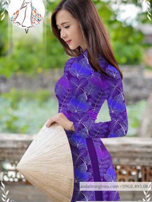 Vải áo dài hình lá thiết kế 2020 AD 10432 22 1589778101 489 vai ao dai vai ao dai dep ad
