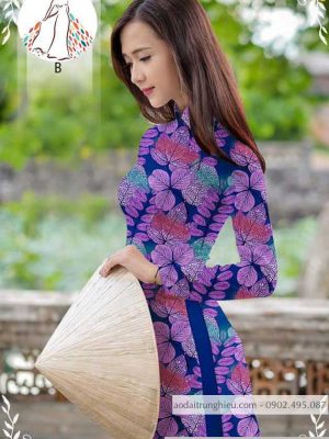 Vải áo dài hình lá thiết kế 2020 AD 10432 25 1589778102 201 vai ao dai vai ao dai dep ad