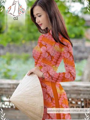 Vải áo dài hình lá thiết kế 2020 AD 10432 29 1589778102 336 vai ao dai vai ao dai dep ad