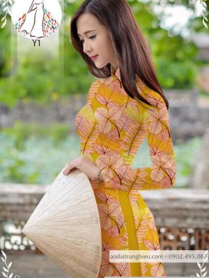 Vải áo dài hình lá thiết kế 2020 AD 10432 32 1589778103 781 vai ao dai vai ao dai dep ad