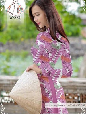 Vải áo dài hình lá thiết kế 2020 AD 10432 39 1589778104 60 vai ao dai vai ao dai dep ad